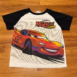Lightning Mcqueen Disney Cars Movie Boys 4t Owen Wilson T Shirt